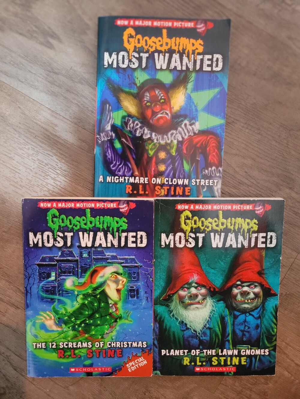 Goosebumps R.L. Stine Most Wanted — 3 Book Lot 📚👻